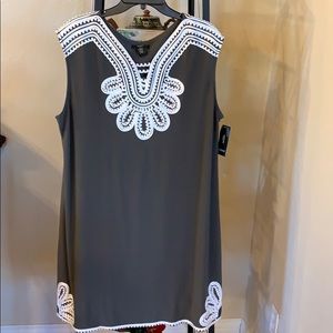 Alfani olive green midi dress